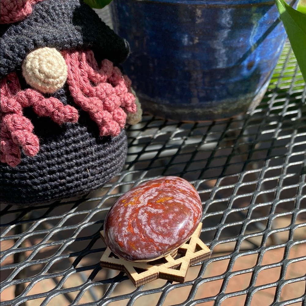 Small Ocean Jasper Palmstone